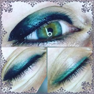 Füstös szemhéj tetoválás