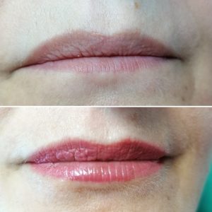 Lipkiss szájtetoválás